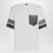 T-shirt in jersey bianca con stampa