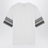 T-shirt in jersey bianca con stampa
