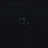 Black t-shirt with logo embroidery