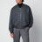 Bomber zippé gris chiné en laine