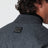Bomber zippé gris chiné en laine
