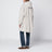 Light beige cotton blend parka