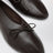 Espresso Leather Gala Ballet Flats