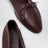 Burgundy Leather Gala Ballet Flats