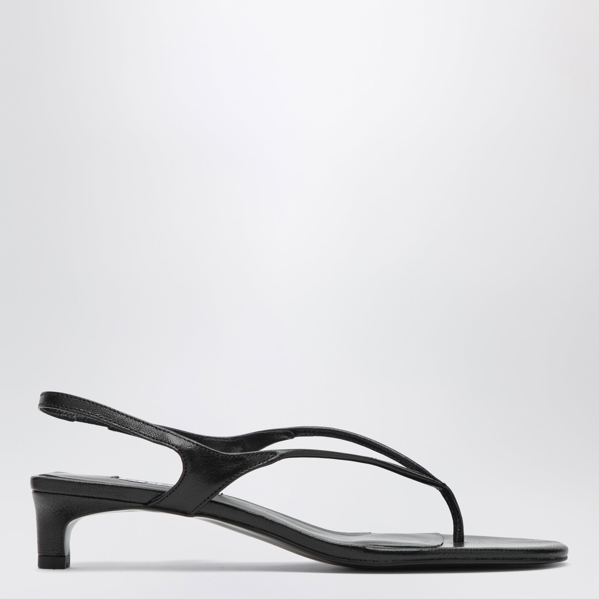 Genesis heeled sandals in ebony