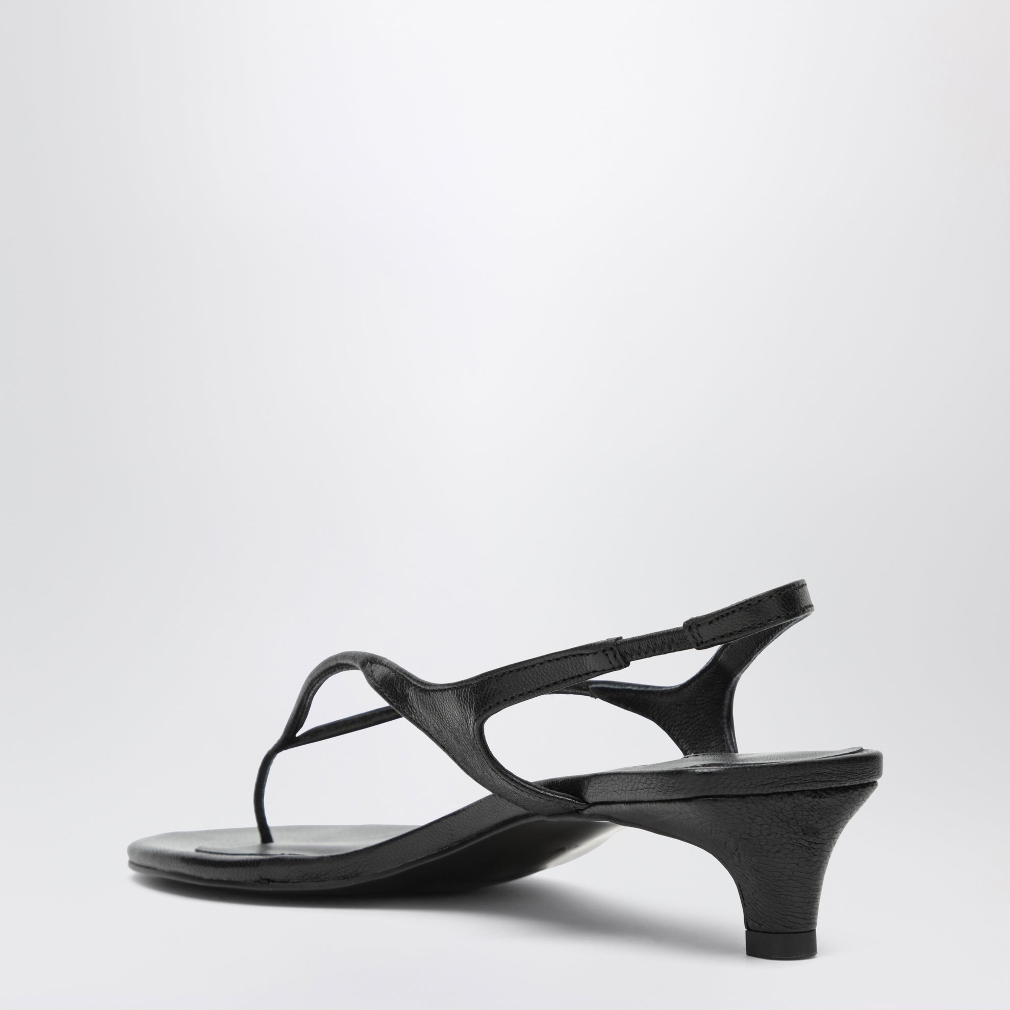 Genesis heeled sandals in ebony