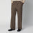 Brown technical canvas trousers