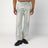 Light blue corduroy trousers with washed effect