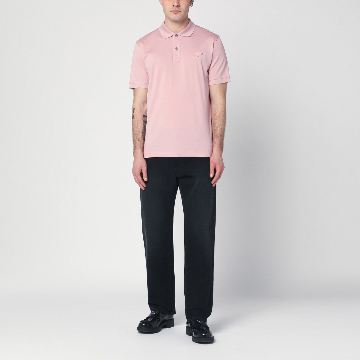 Gerade schwarze Jeans