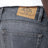 Black faded-effect jeans
