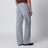 Grey washed denim jeans