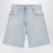 Light blue denim bermuda shorts