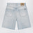 Light blue denim bermuda shorts
