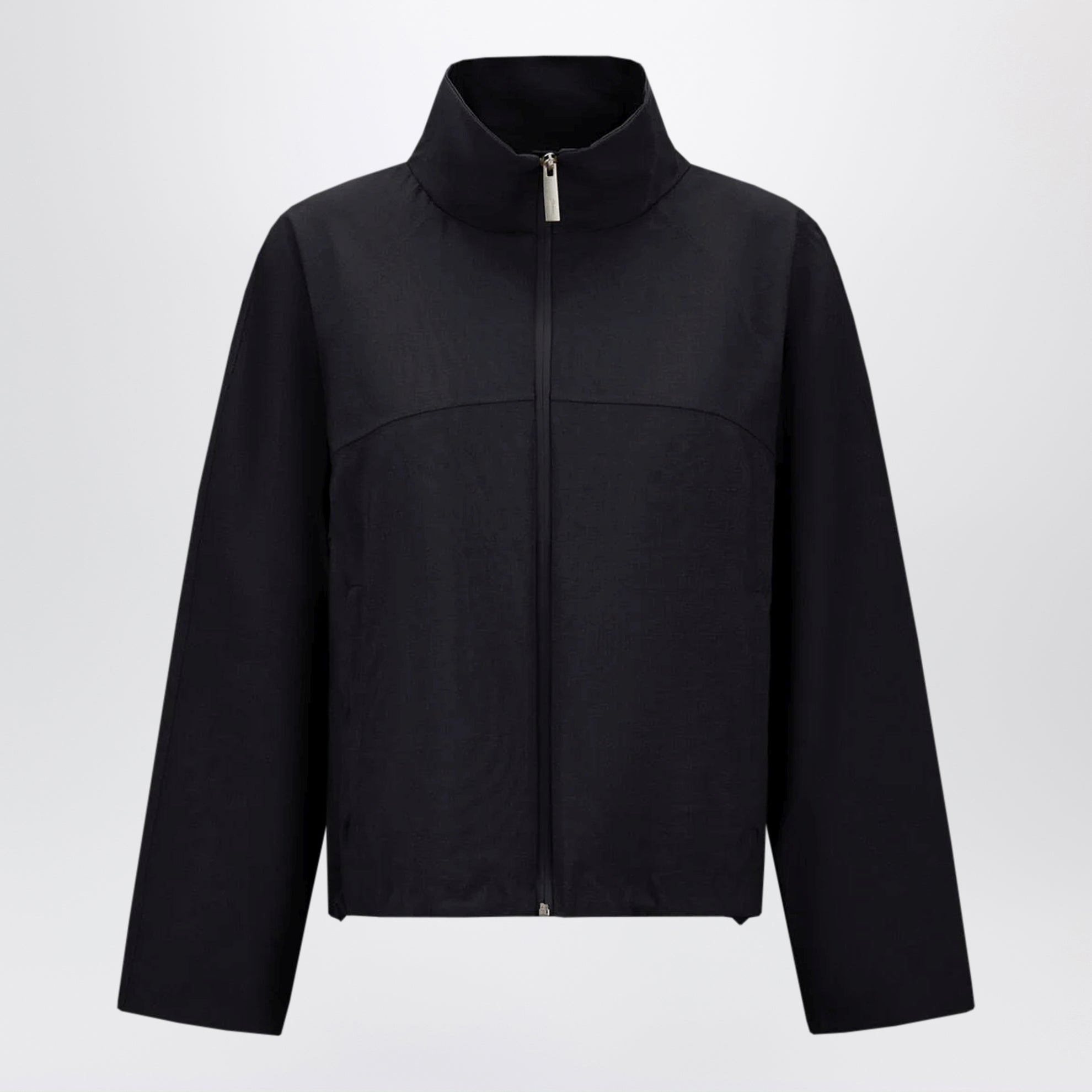 Veste Laminar à col montant en tissu effet laine