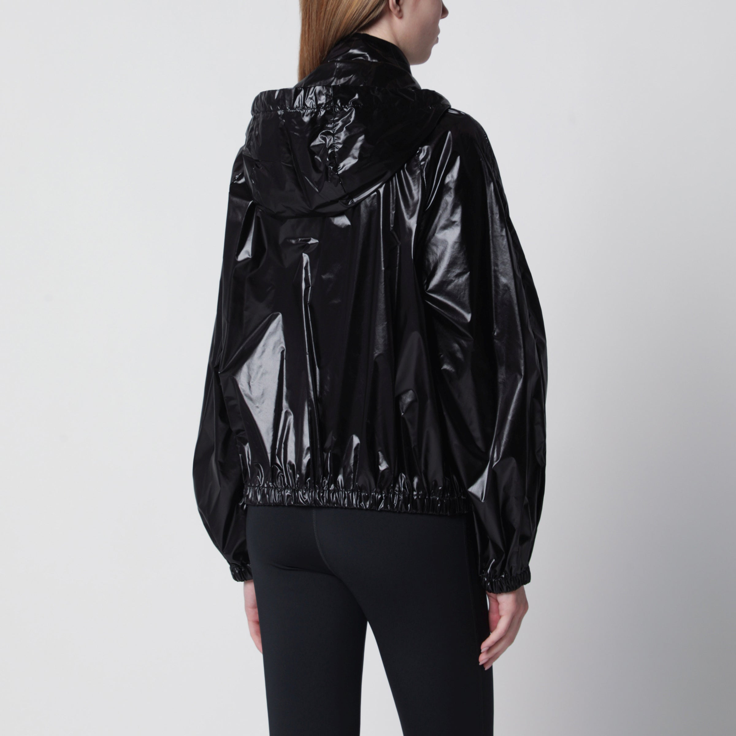 Herno Laminar Black shiny nylon jacket | TheDoubleF