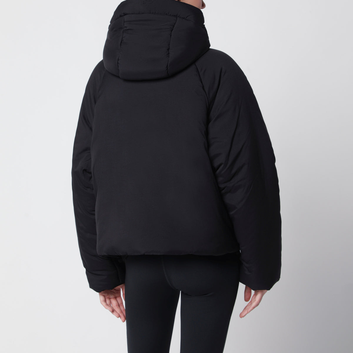 Giacca Laminar in nylon nero con imbottitura sintetica