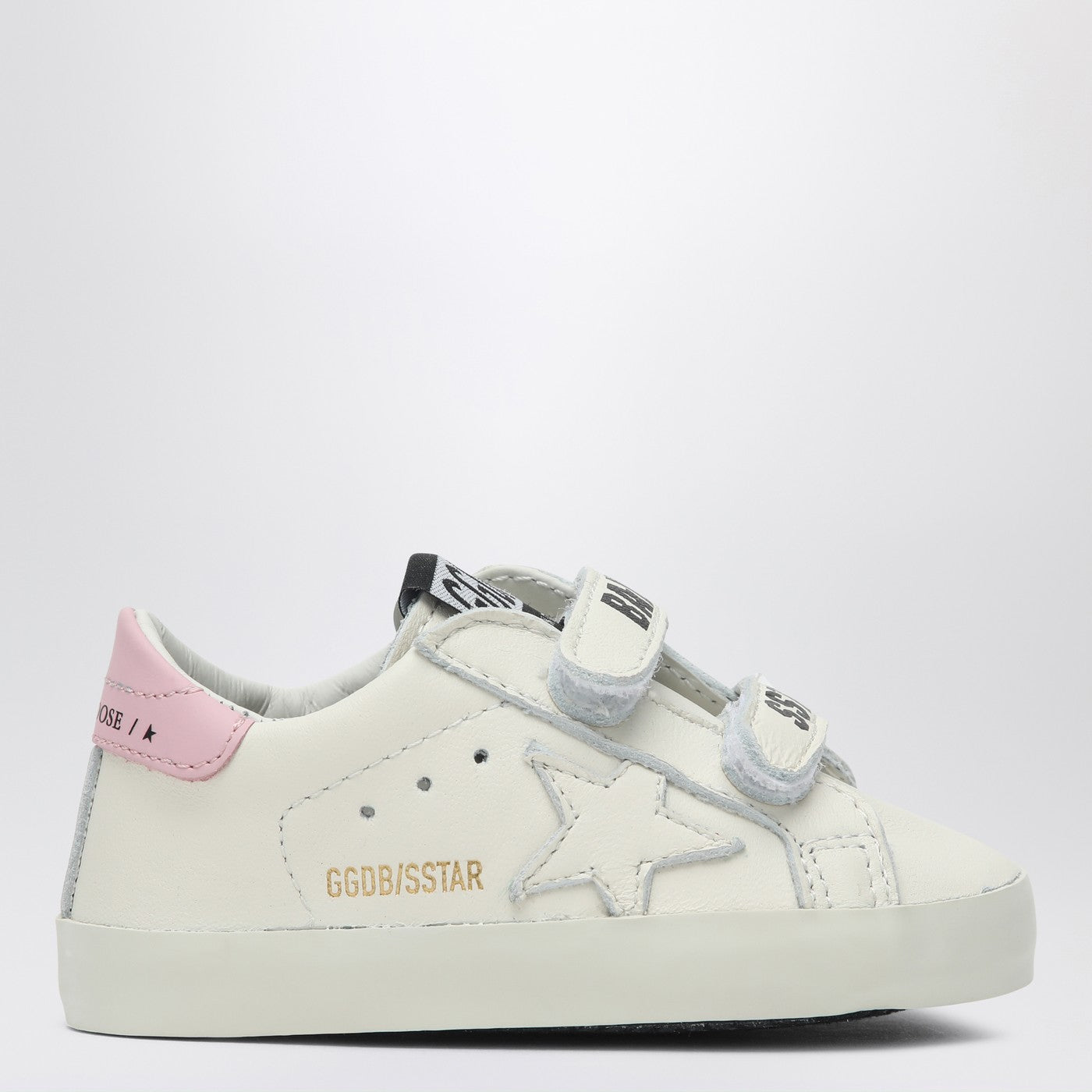 Set Sneakers Baby School weiß/rosa mit Socken