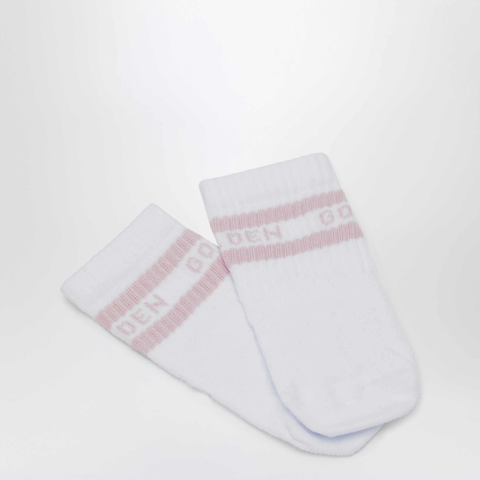 Set Sneakers Baby School weiß/rosa mit Socken