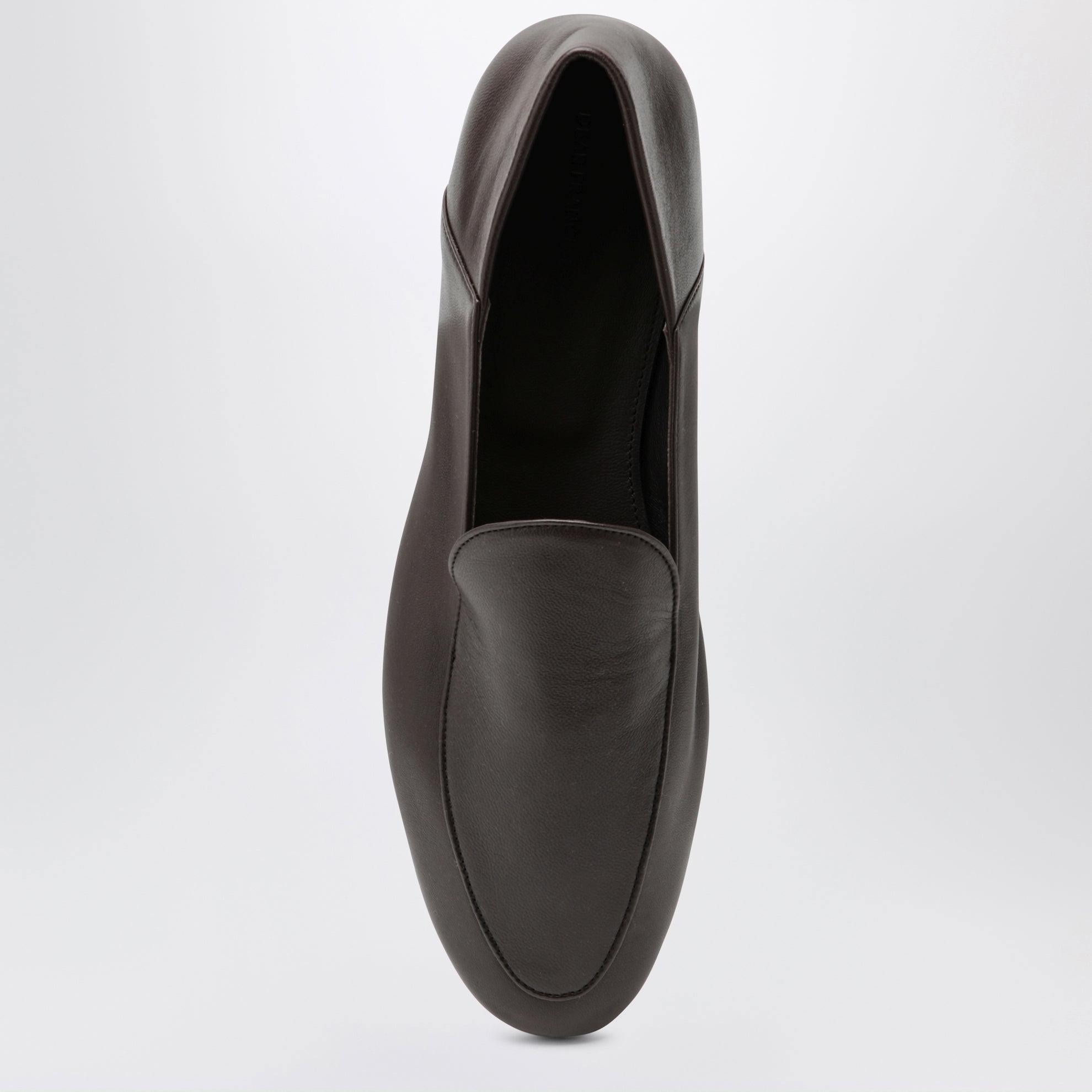 Espresso Nappa Leather Gio Slip-On Loafers