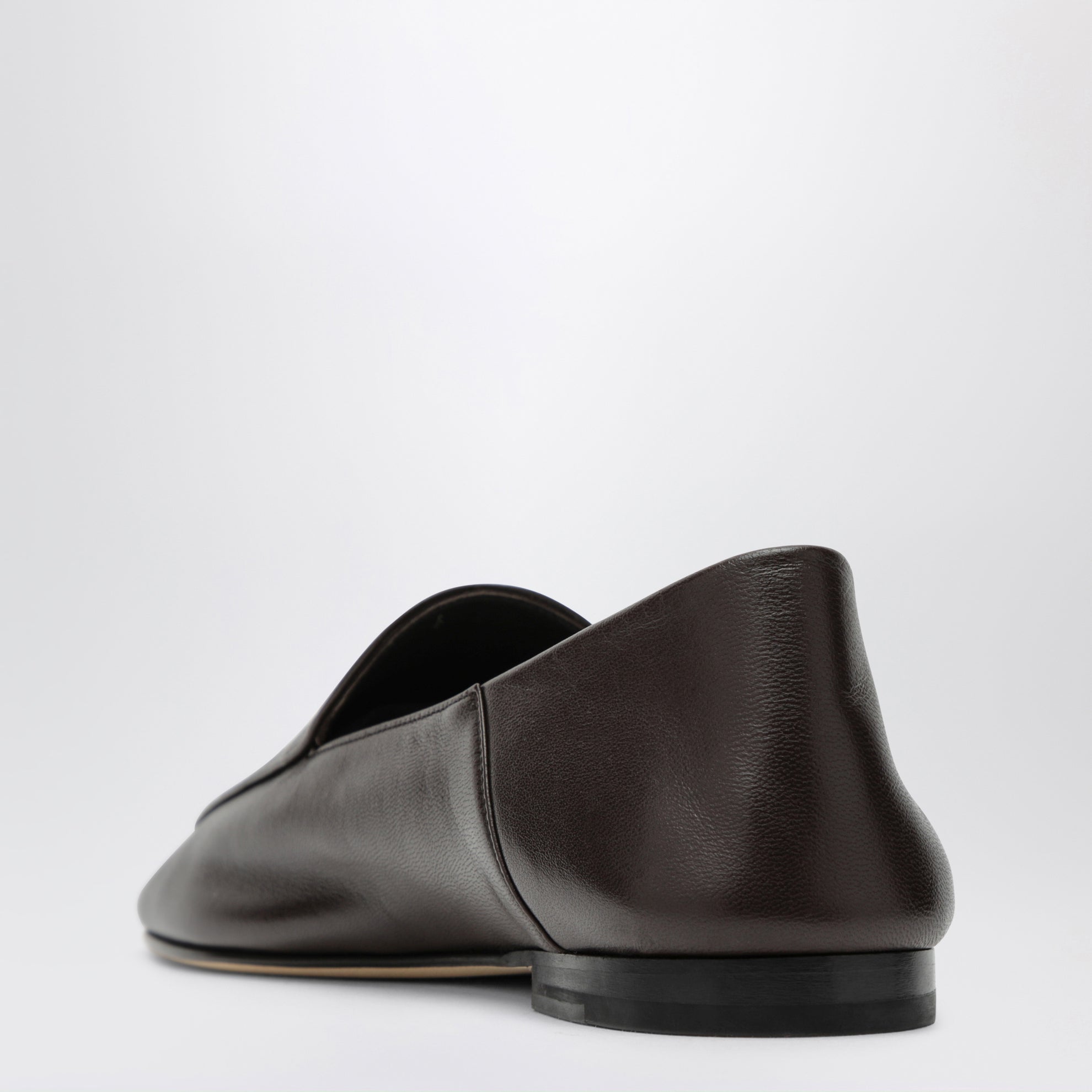 Espresso Nappa Leather Gio Slip-On Loafers