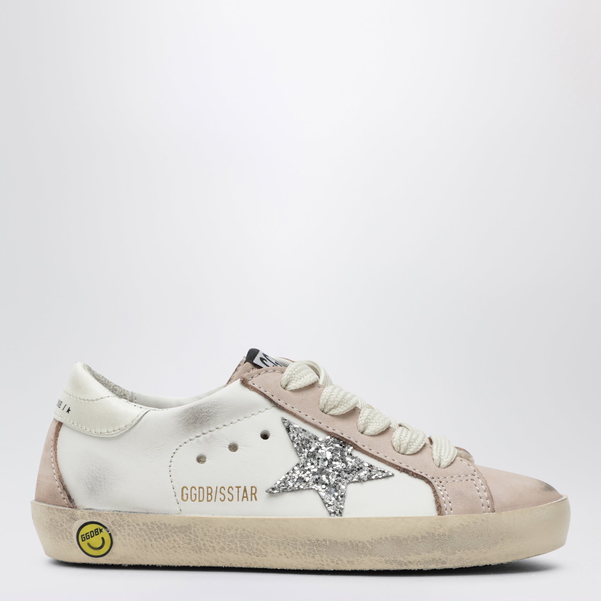Sneakers Super-Star blanc/rose/argent
