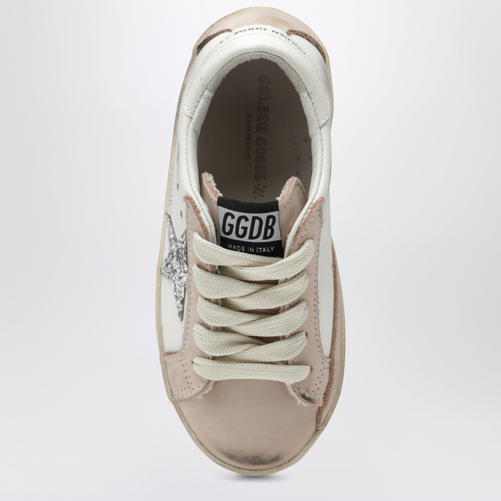 Sneakers Super-Star blanc/rose/argent