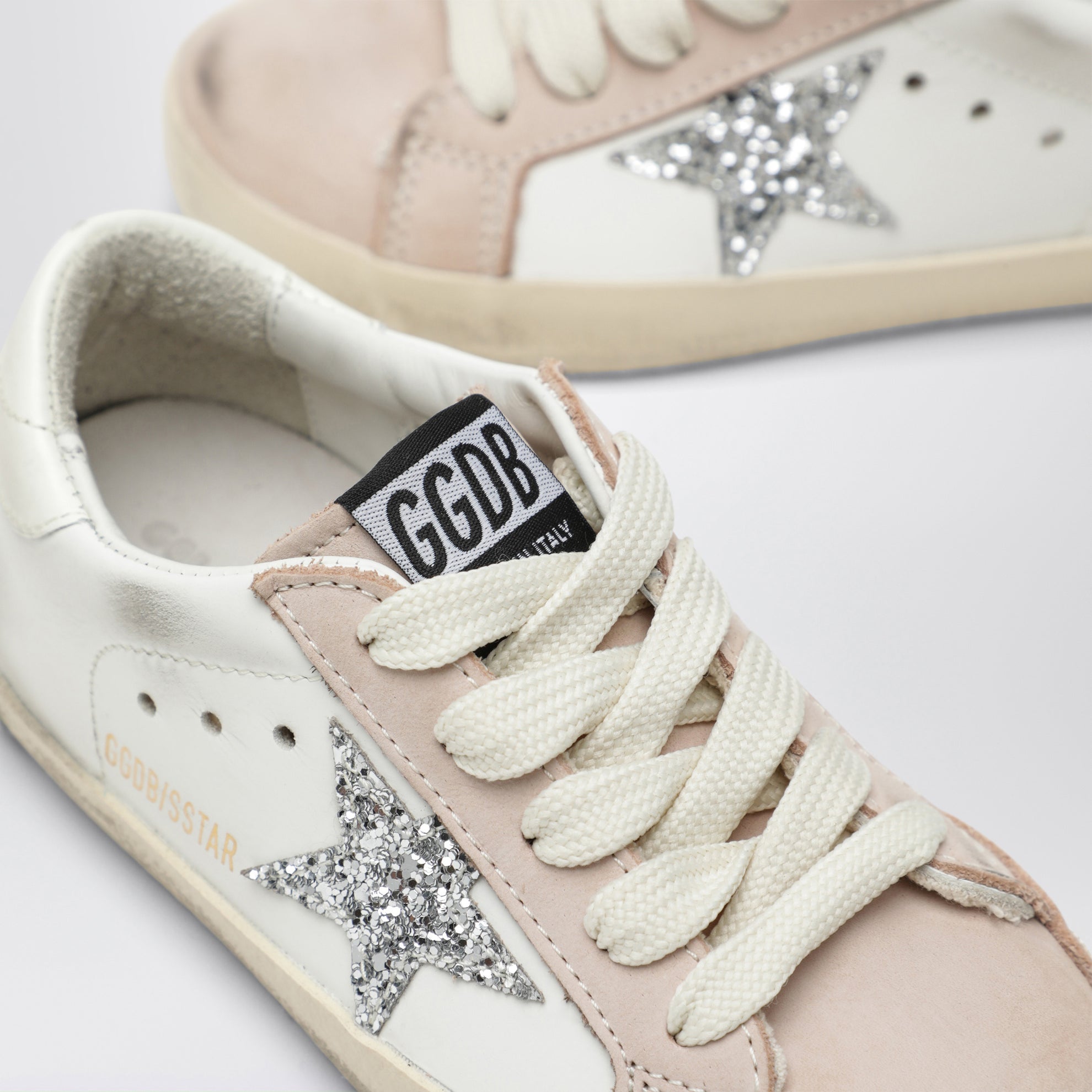 Sneakers Super-Star blanc/rose/argent