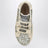 Sneakers Old School in glitter platino/crema