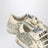 Sneakers Old School in glitter platino/crema