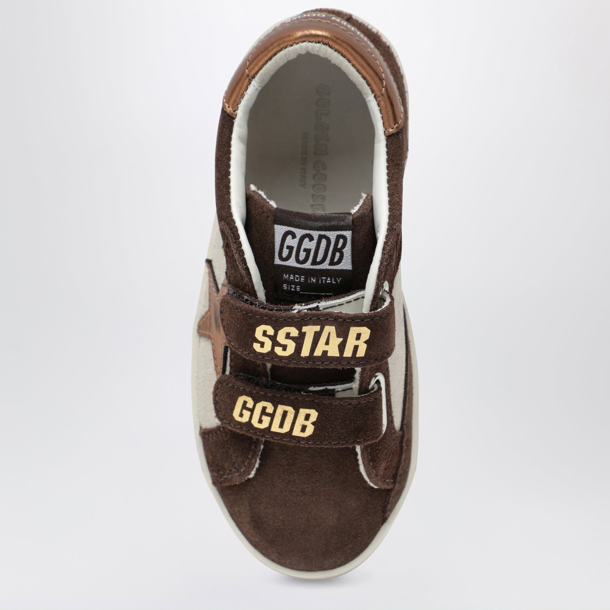 Sneakers Old School en daim sable/marron