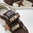 Sneakers Old School en daim sable/marron