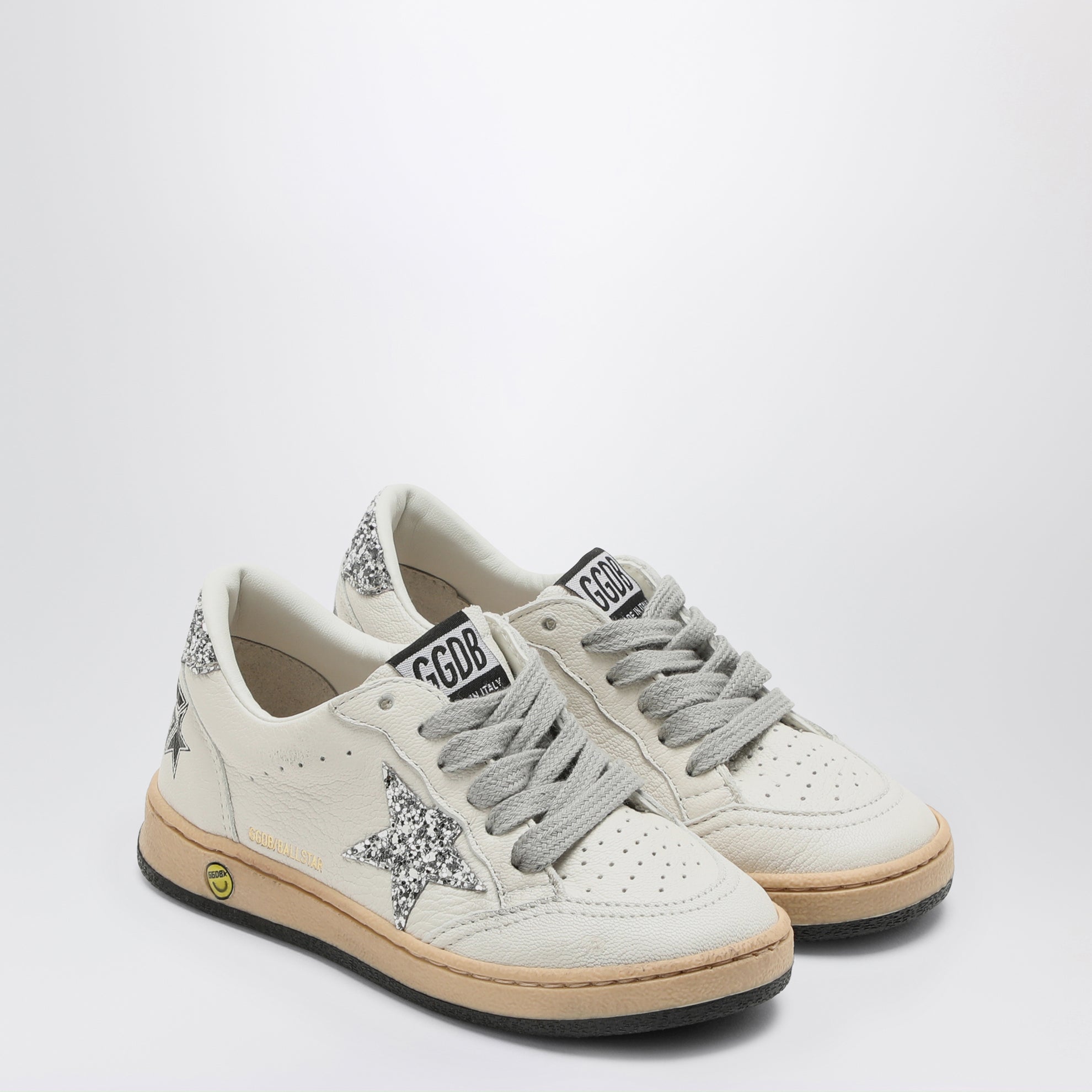 Sneakers Ball Star weiß/silber