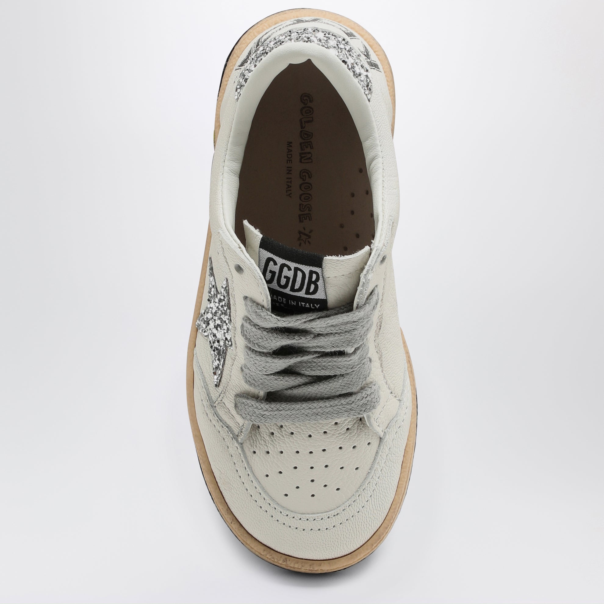 Sneakers Ball Star weiß/silber