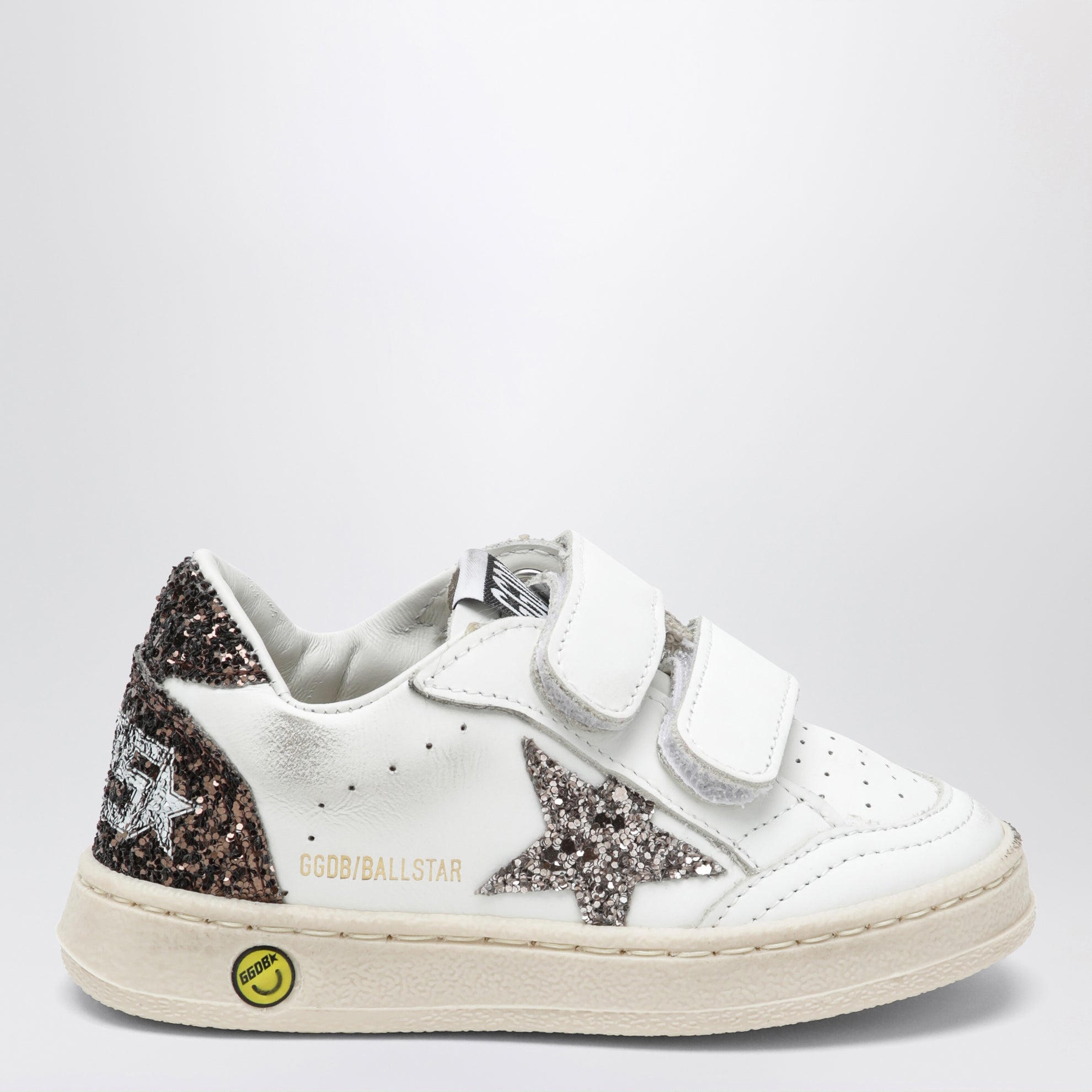 Sneakers Ball Star blanc/cendre/marron