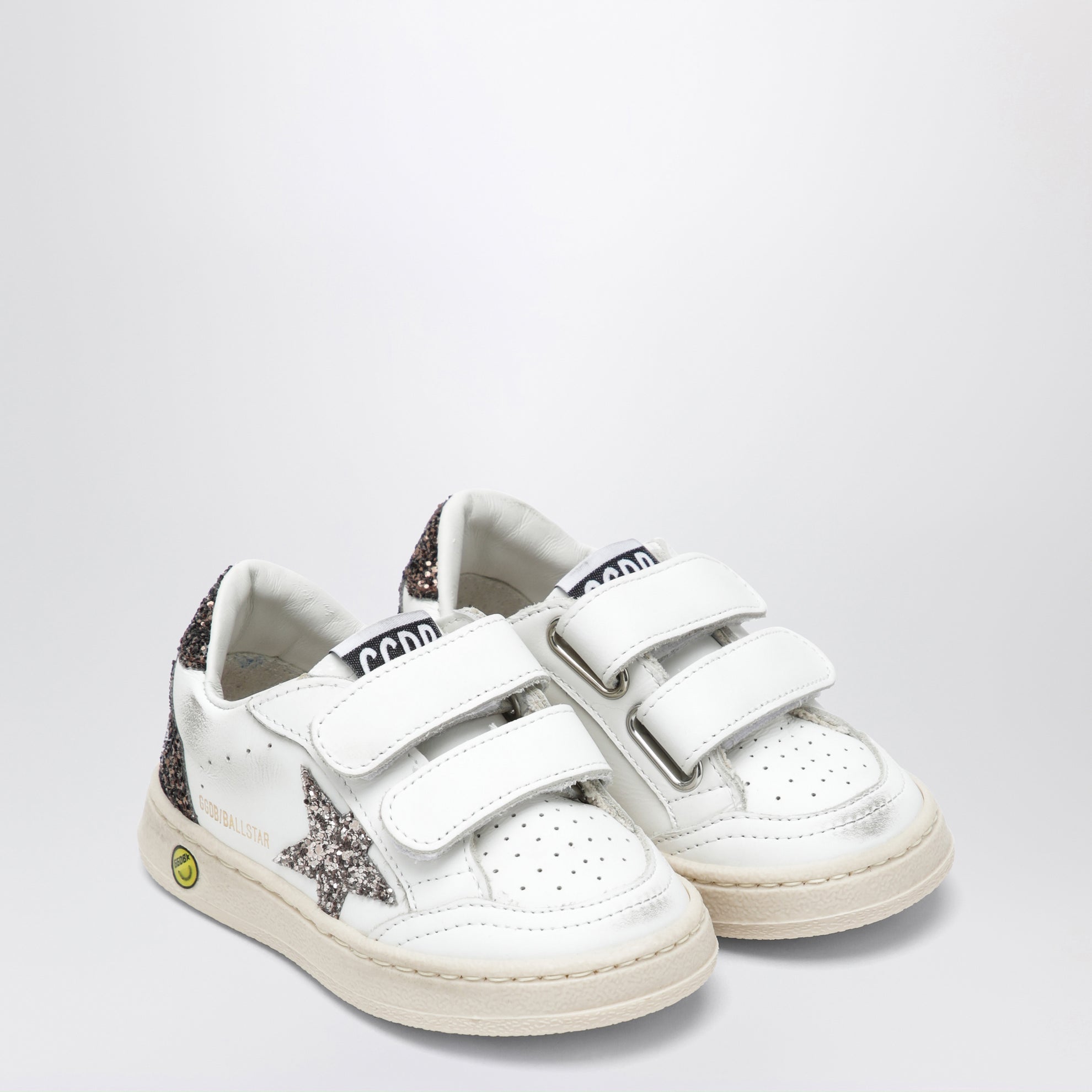 Sneakers Ball Star blanc/cendre/marron
