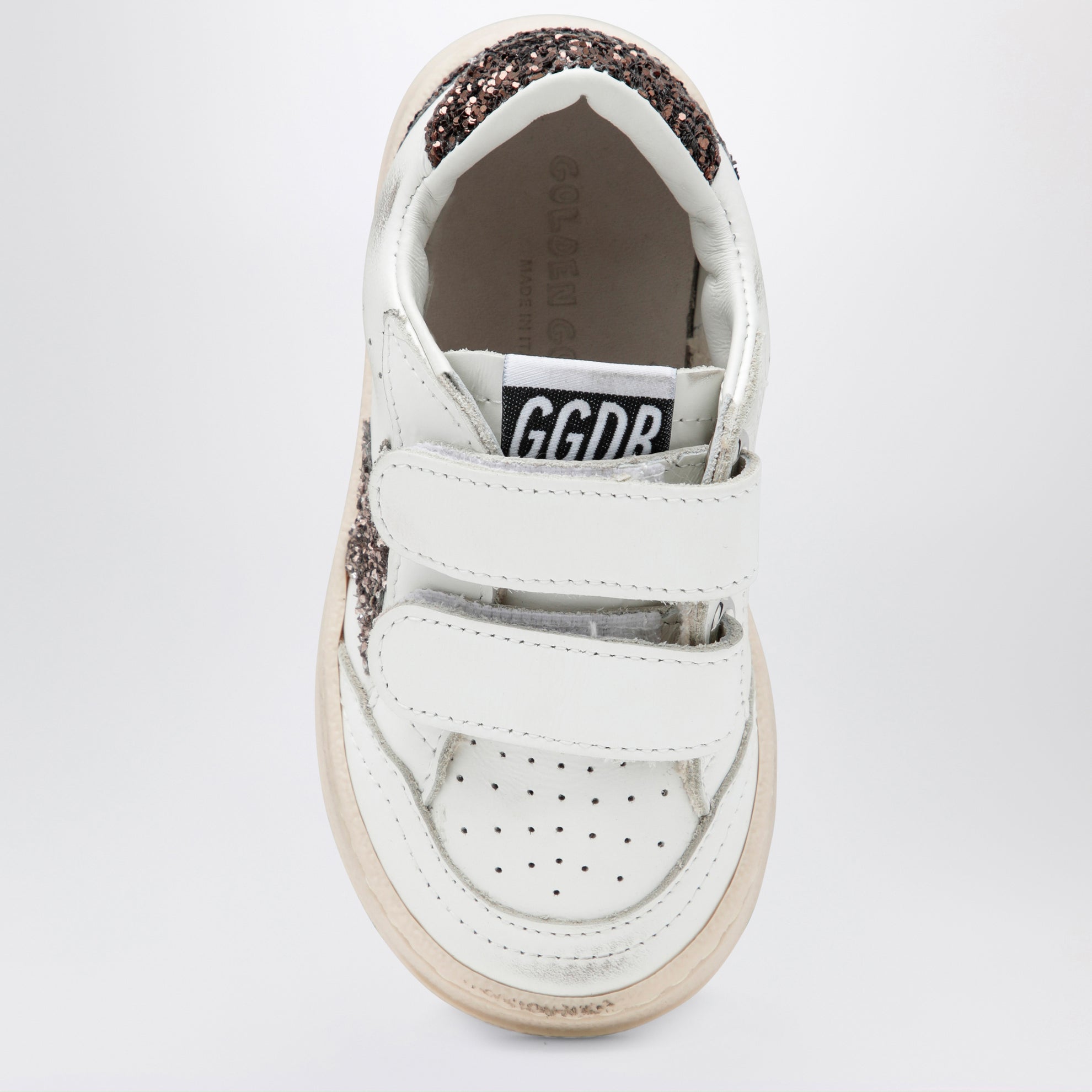 Sneakers Ball Star blanc/cendre/marron