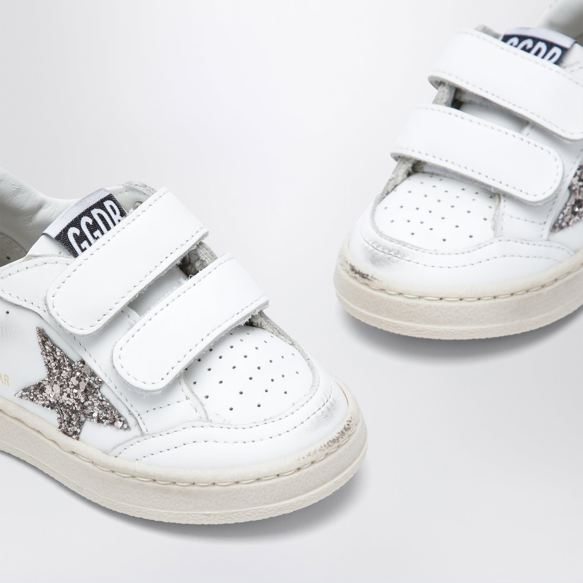 Sneakers Ball Star blanc/cendre/marron