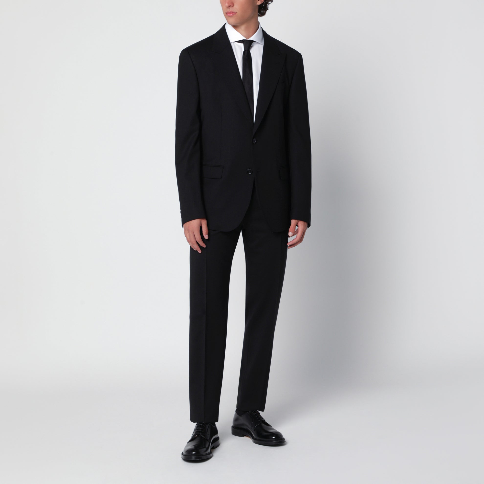 Abito Martini Light nero in gabardina di lana
