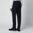 Costume droit en laine extensible bleu