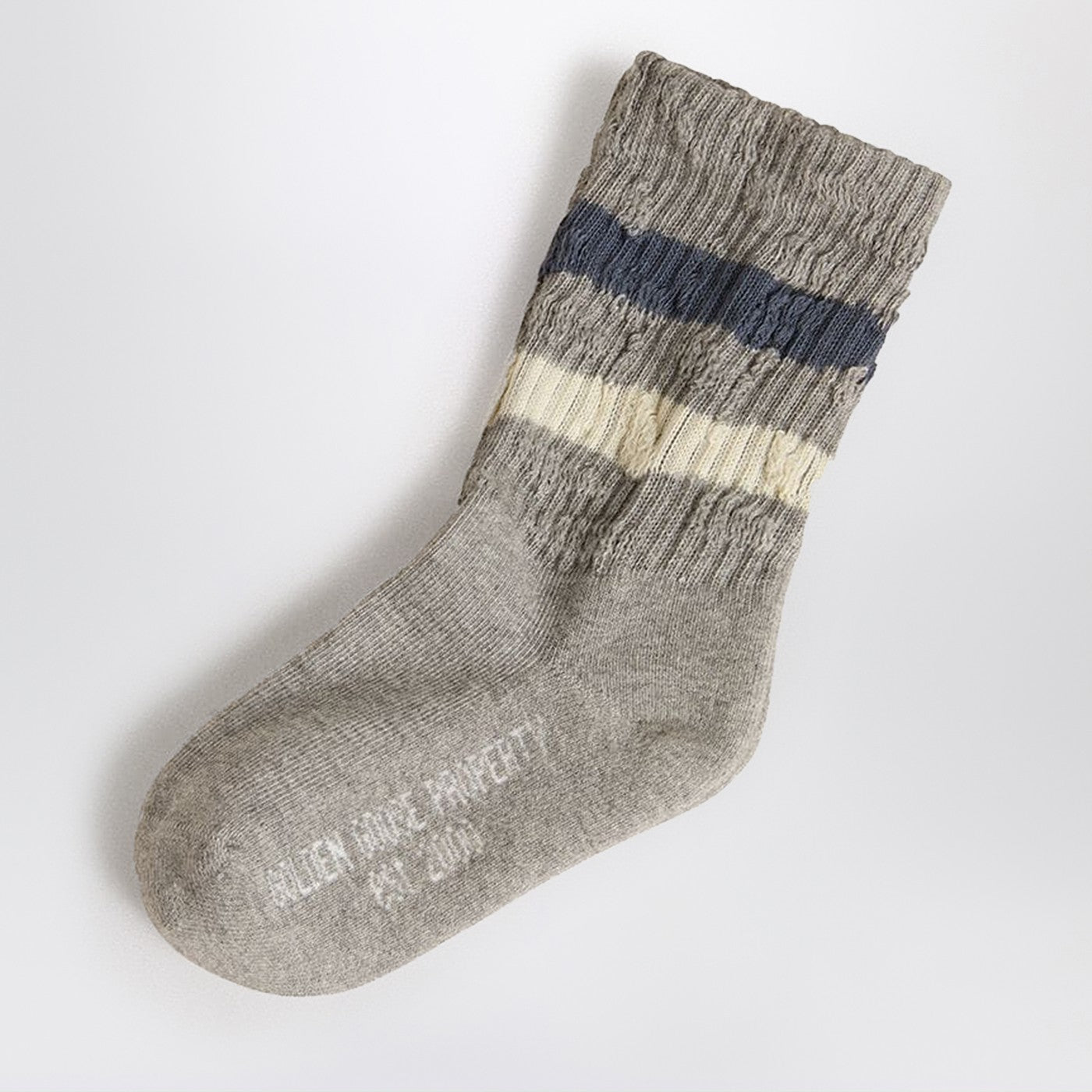 Chaussettes grises en coton mélangé