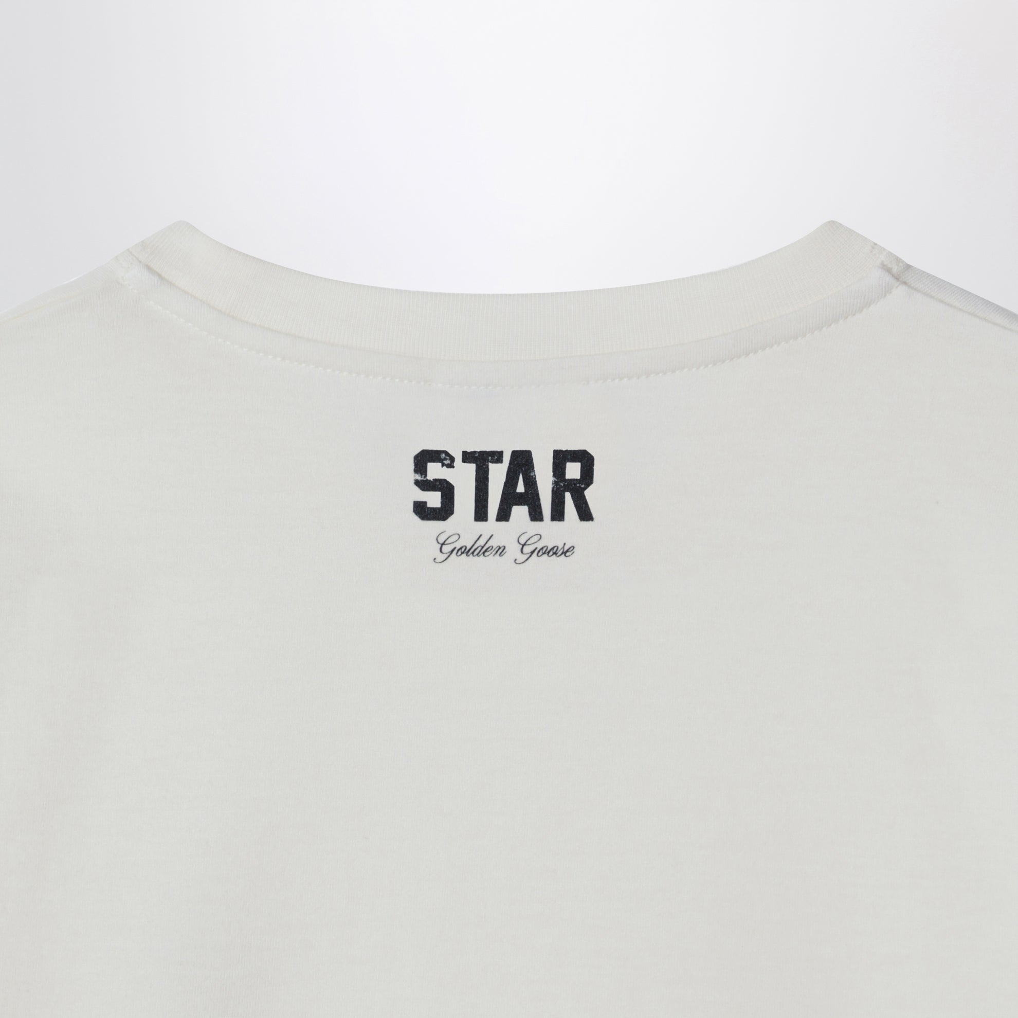 T-shirt Star bianca in cotone