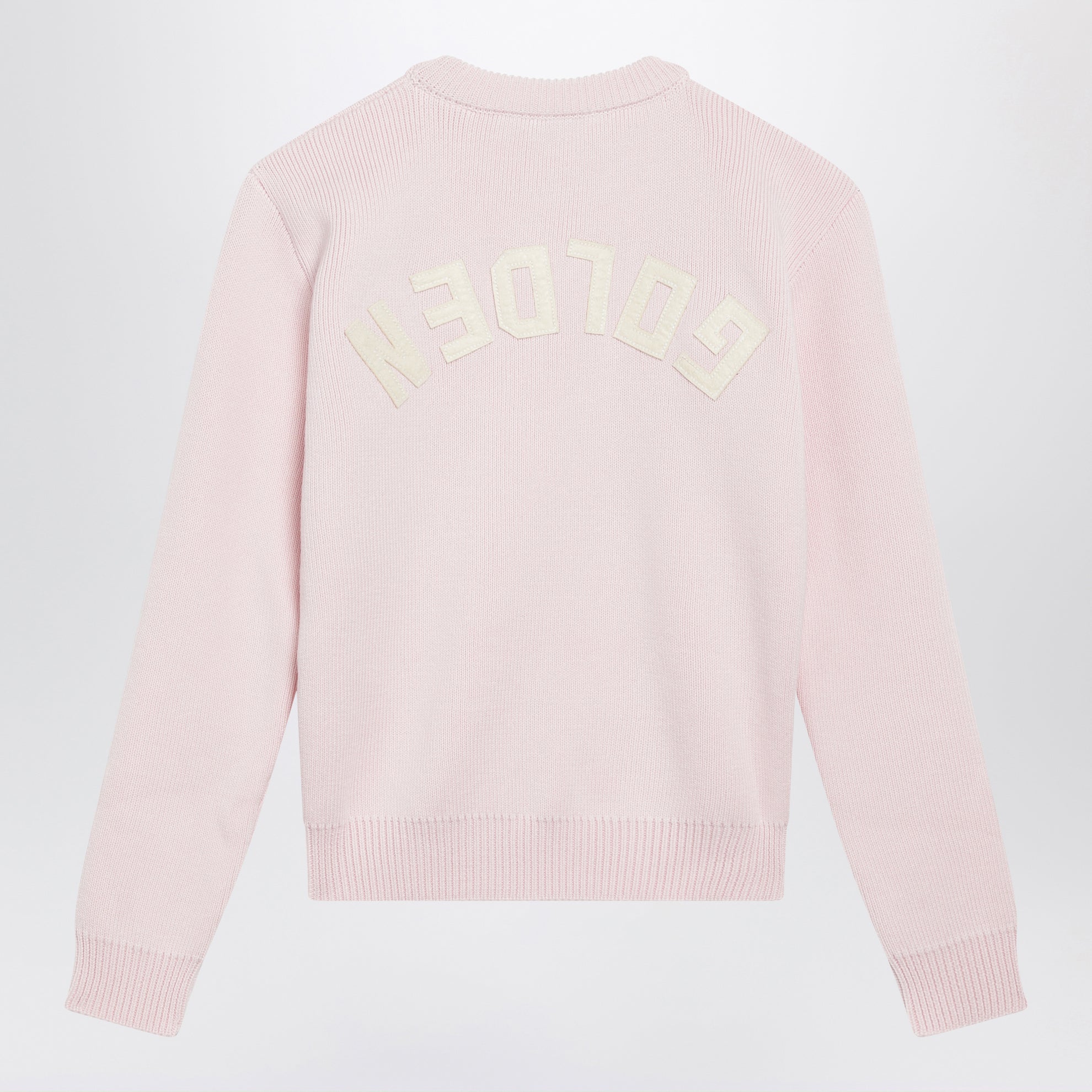Hellrosa Baumwollpullover
