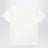 T-shirt bianca in cotone con stampa logo