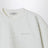 White cotton sweatshirt with rhinestones