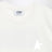 T-shirt bianca in cotone con stampa logo