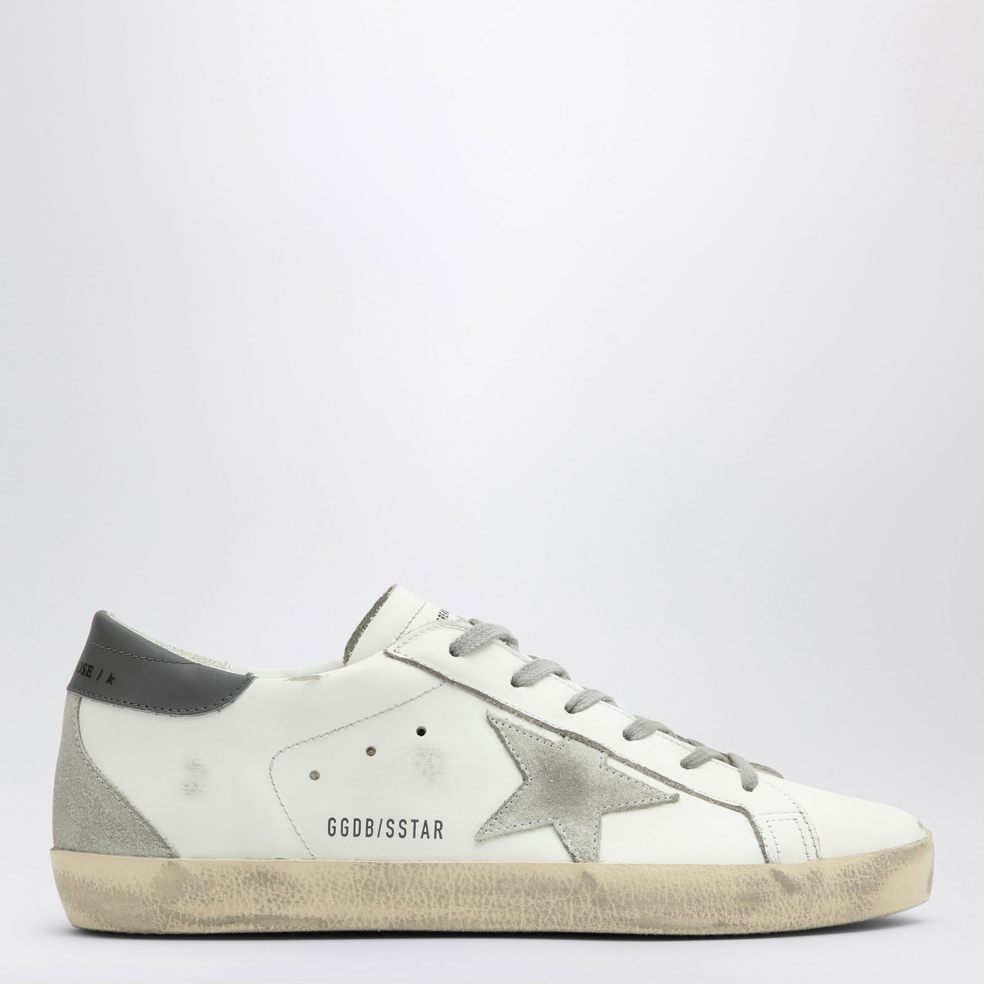 Super Star Sneakers, weiß/dunkelgrau