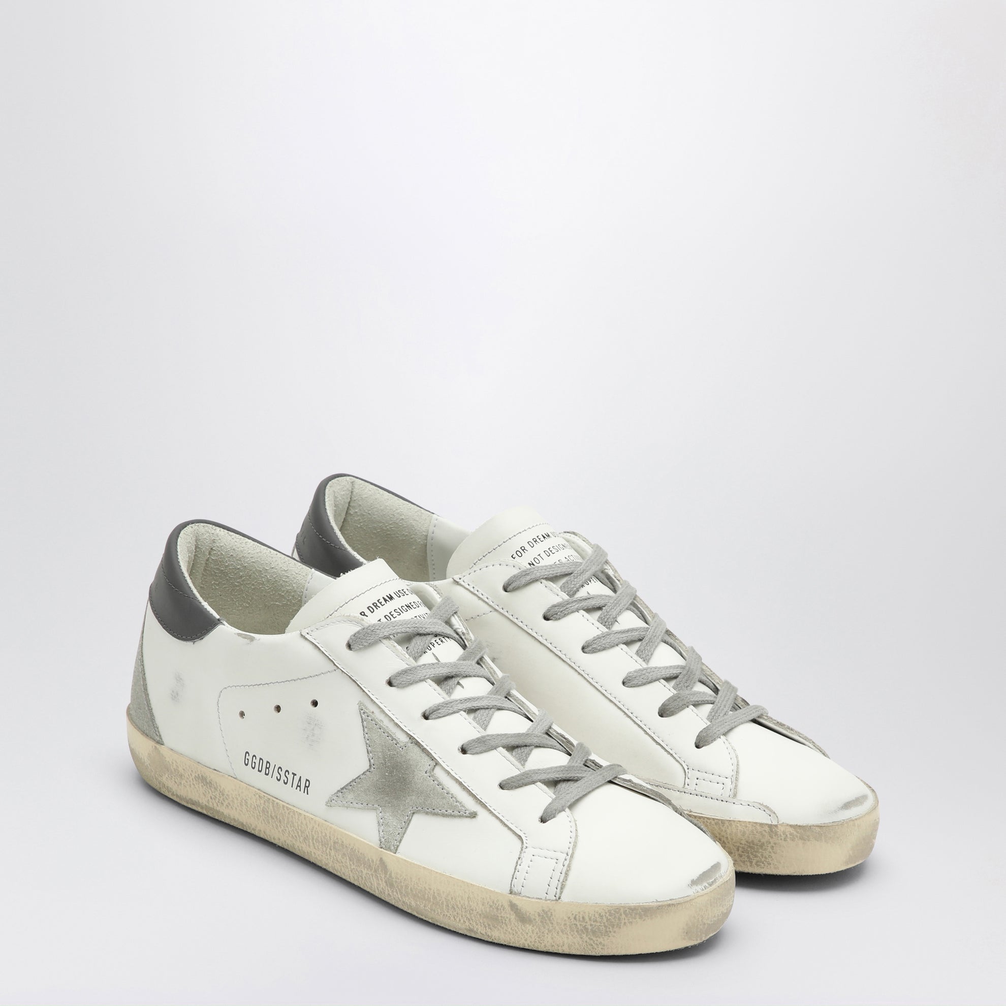 Super Star Sneakers, weiß/dunkelgrau