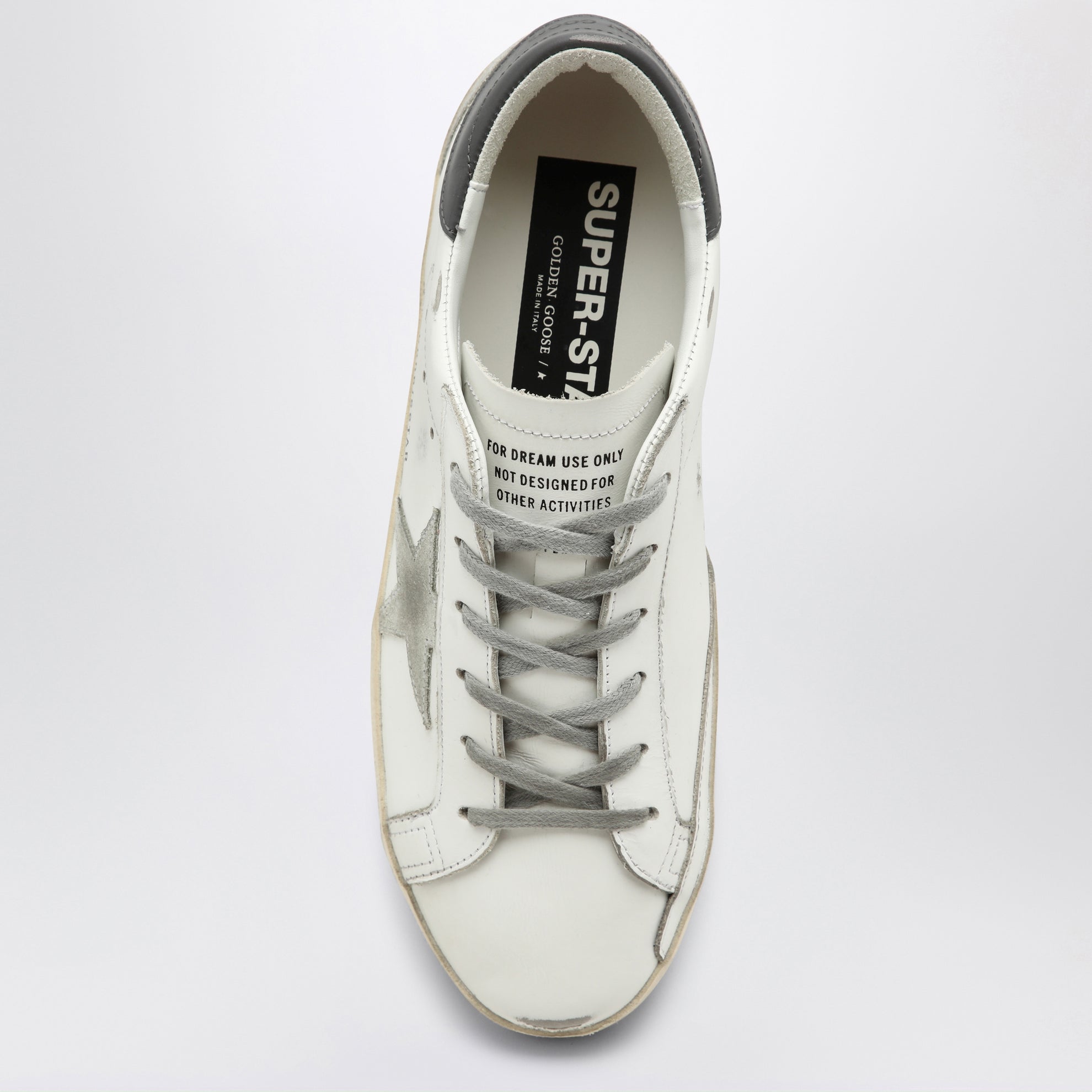 Super Star Sneakers, weiß/dunkelgrau