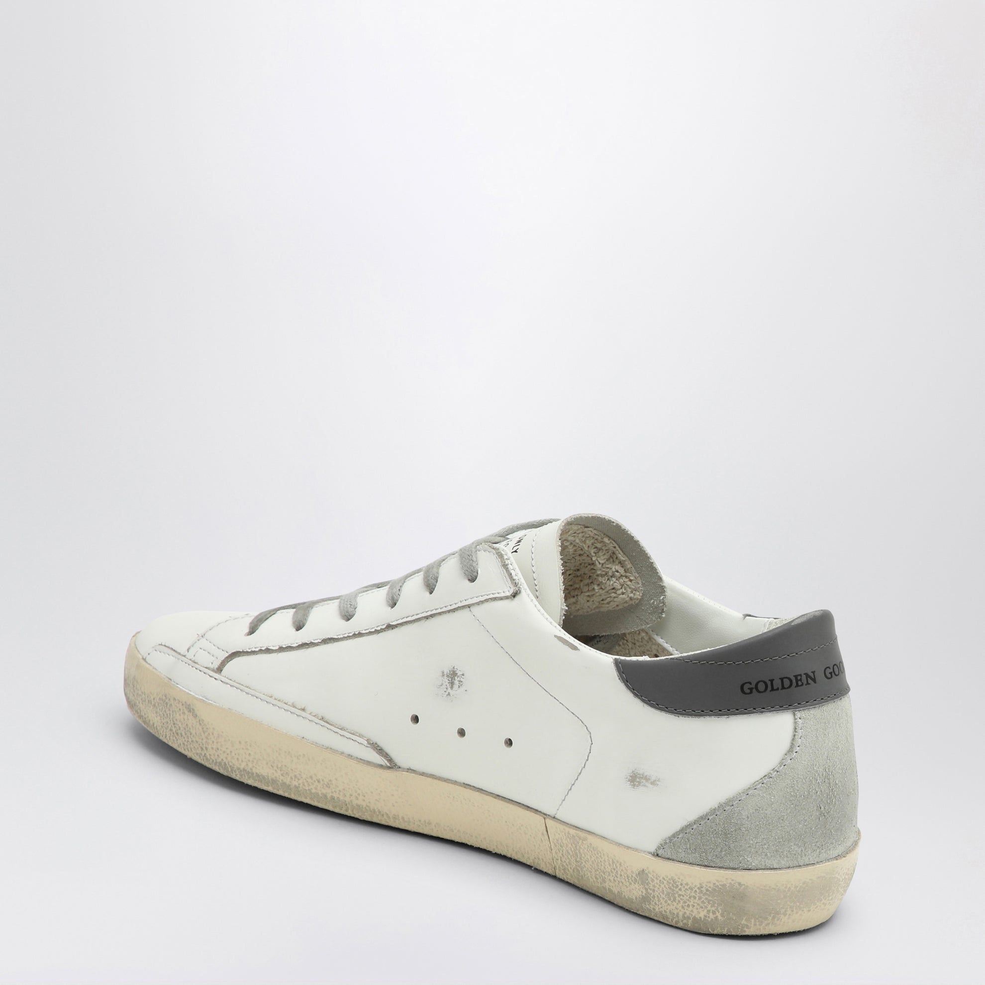 Super Star Sneakers, weiß/dunkelgrau