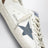 Sneakers Super-star bianca/marrone/blu denim/crema